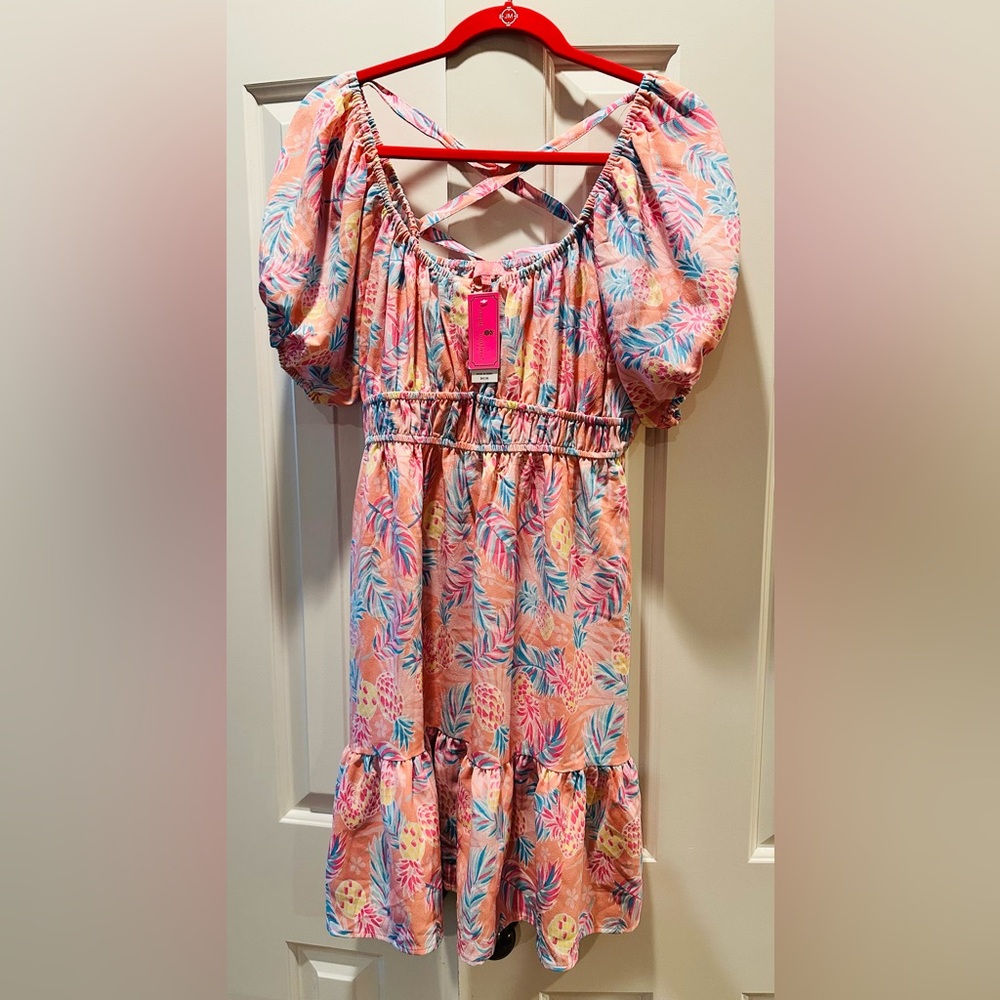 Simply Southern Pink and Blue  Dress